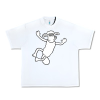 White shaun the sheep Urban Heavy Tee - minhPixels