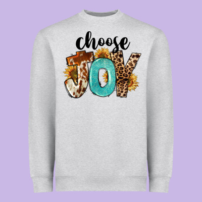 Choose Joy Heavyweight Sweatshirt Designed By Fadigitalartstudio