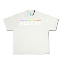 Pistachio Ally AF Pride Rainbow Shirt  Proud LGBTQ Ally TShirt Urban Heavy Tee - minhPixels