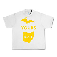 Lunar Rock Up Yours State Of Ohio Funny Anti Oh Pro Michigan Meme Urban Heavy Tee - minhPixels