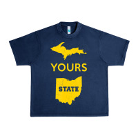 Navy Up Yours State Of Ohio Funny Anti Oh Pro Michigan Meme Urban Heavy Tee - minhPixels