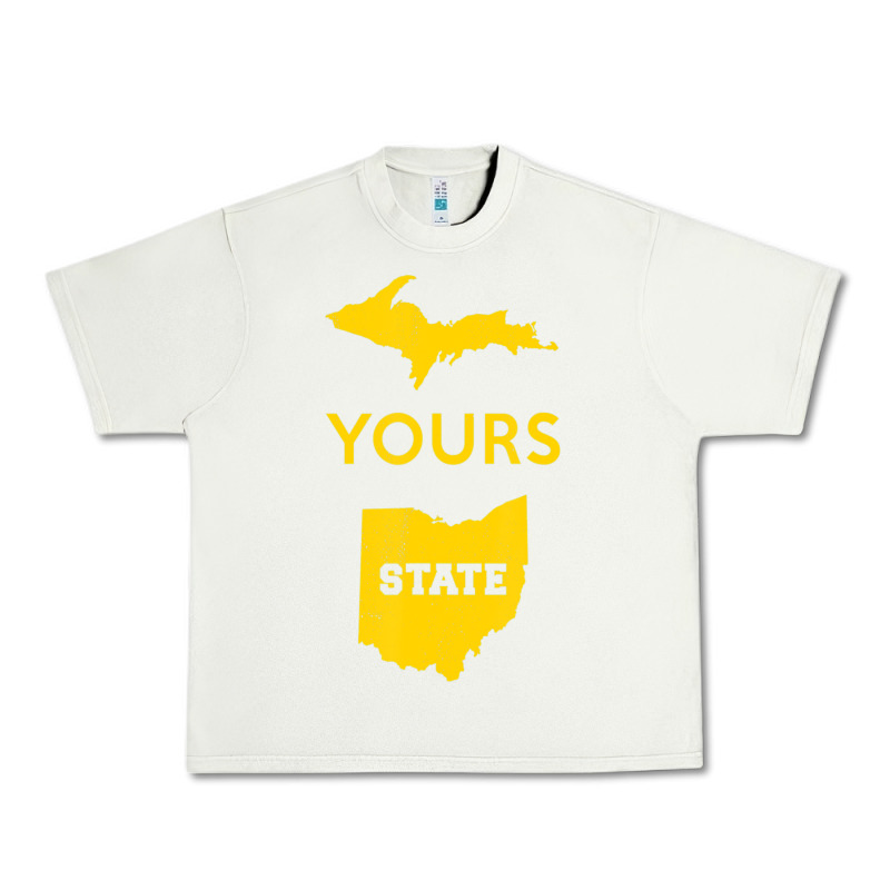 Up Yours State Of Ohio Funny Anti Oh Pro Michigan Meme Urban Heavy Tee by minhPixels | Teevron