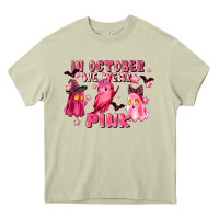 Mossy in october we wear pink Heavy Core Tee - LillyAllenDesigns
