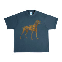 Midnight Navy Vizsla Dog Owner Funny Gift I Love My Vizsla Dog Vizsla Urban Heavy Tee - minhPixels