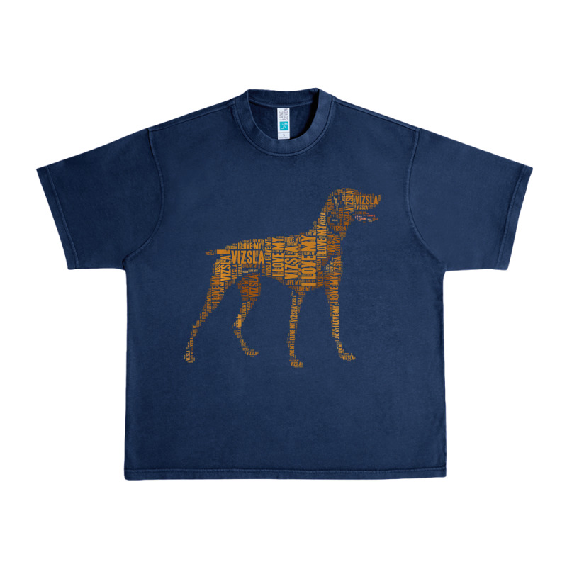 Vizsla Dog Owner Funny Gift I Love My Vizsla Dog Vizsla Urban Heavy Tee by minhPixels | Teevron