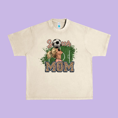 Soccer Mom Urban Heavy Tee Designed By Howdyjamesfarm