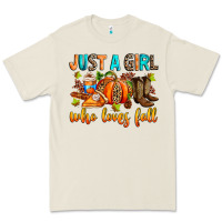 Bone Just a girl who loves Fall Premium Tee - RanaPortraitStore