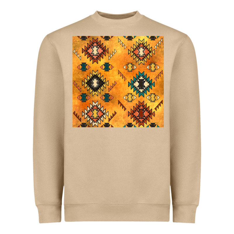 Native American Aztec Seamless Pattern 4 Heavyweight Sweatshirt by BundleAndBundleShop | Teevron