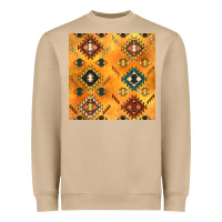 Mushroom native american aztec seamless pattern 4 Heavyweight Sweatshirt - BundleAndBundleShop