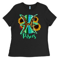 Black Pisces Zodiac Ladies Tee - Bettercallsaul