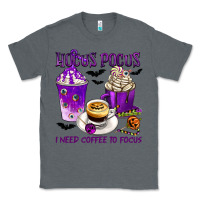 Charcoal Heather Hocus Pocus I Need Coffee to Focus Classic Tee - texasbilliewilder