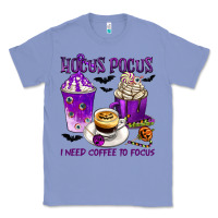 Colony Blue Hocus Pocus I Need Coffee to Focus Classic Tee - texasbilliewilder