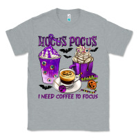 Heather Grey Hocus Pocus I Need Coffee to Focus Classic Tee - texasbilliewilder