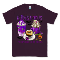 Plum Hocus Pocus I Need Coffee to Focus Classic Tee - texasbilliewilder