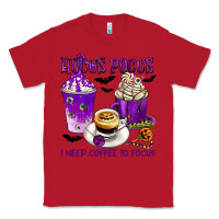 Red Hocus Pocus I Need Coffee to Focus Classic Tee - texasbilliewilder