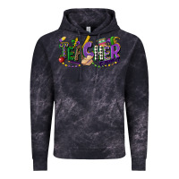 Cloud Black teacher mardi gras Vintage Hoodie - CowGirlArtShop