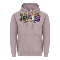 Vintage Zinc teacher mardi gras Vintage Hoodie - CowGirlArtShop