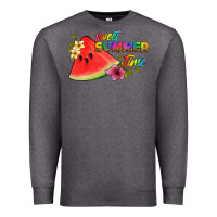 Charcoal Heather sweet summer time Premium Sweatshirt - Artiststas