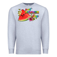 Heather Grey sweet summer time Premium Sweatshirt - Artiststas
