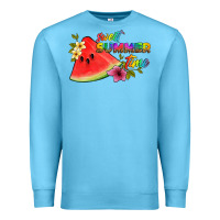 Ocean Blue sweet summer time Premium Sweatshirt - Artiststas