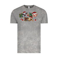 Cloud Rock Hohoho Christmas Cows Vintage Tee - RanaPortraitStore