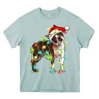 Arona christmas chocolate boston terrier Heavy Core Tee - LillyAllenDesigns