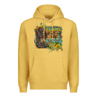 Antique Gold Blame It All On My Boots Premium Hoodie - FaDigitalArtStudio