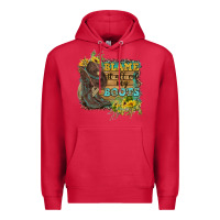 Cardinal Blame It All On My Boots Premium Hoodie - FaDigitalArtStudio