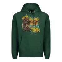Sports Green Blame It All On My Boots Premium Hoodie - FaDigitalArtStudio