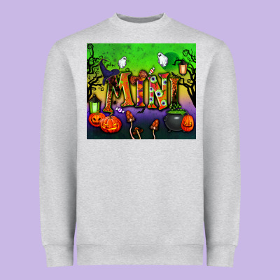 Halloween Mini Tumbler Heavyweight Sweatshirt Designed By Bundleandbundleshop