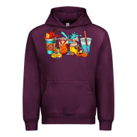 Mauve Wine firefighter coffee cups Urban Hoodie - AdoDesignShop