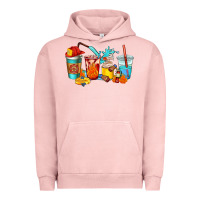 Pigment Salmon firefighter coffee cups Urban Hoodie - AdoDesignShop