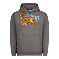 Pigment Tornado firefighter coffee cups Urban Hoodie - AdoDesignShop