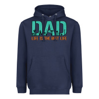 Navy dad life is the best life Heavyweight Hoodie - Artiststas
