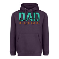 Plum dad life is the best life Heavyweight Hoodie - Artiststas