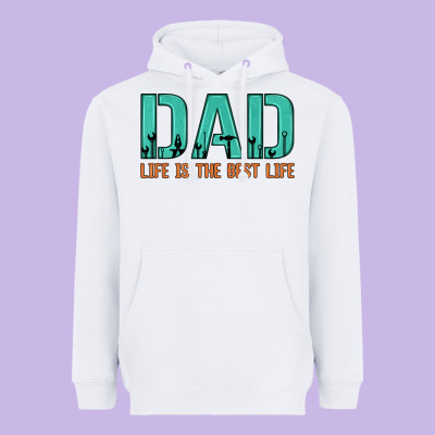 Dad Life Is The Best Life Heavyweight Hoodie Designed By Artiststas