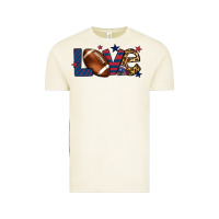 Vintage Arctic Love Football team color red blue 4th of july Vintage Tee - HowdyJamesFarm