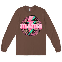 Chestnut Mama leopard background Mother's Day Long Sleeve Tee - CowGirlArtShop