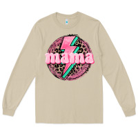 Mushroom Mama leopard background Mother's Day Long Sleeve Tee - CowGirlArtShop