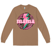 Toasted Coconut Mama leopard background Mother's Day Long Sleeve Tee - CowGirlArtShop