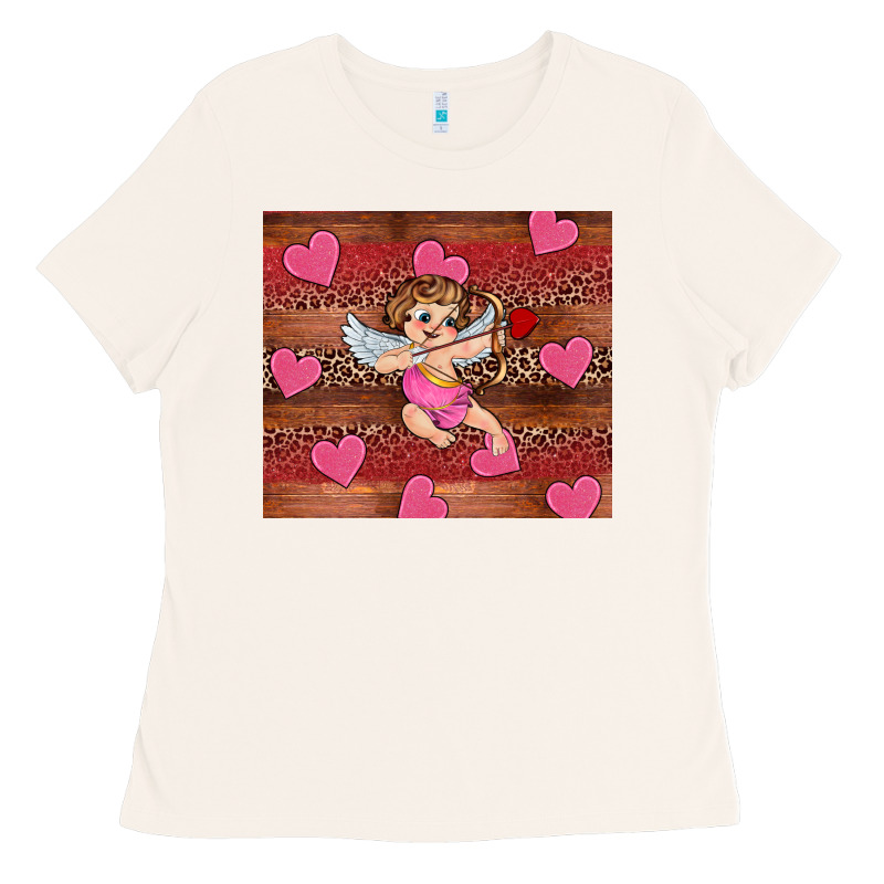 Valentine's Day Cupid Heart Ladies Tee by RanaPortraitStore | Teevron
