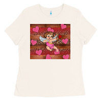 Bone valentine's day cupid heart Ladies Tee - RanaPortraitStore