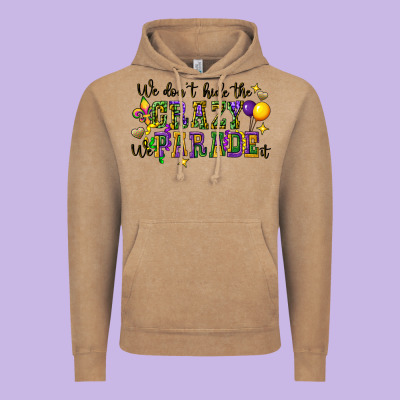 We Dont Hide The Crazy We Parade It Vintage Hoodie Designed By Cowgirlartshop
