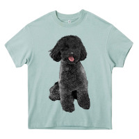 Black Poodles Dog Heavy Core Tee | Teevron