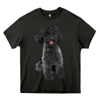 Asphalt black poodles dog Heavy Core Tee - LillyAllenDesigns