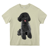 Mossy black poodles dog Heavy Core Tee - LillyAllenDesigns
