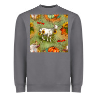 Storm fall goats seamless pattern Heavyweight Sweatshirt - BundleAndBundleShop