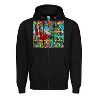 Black Just A Girl Who Loves Christmas Zipper Hoodie - CowhideDigitalArt