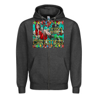 Charcoal Heather Just A Girl Who Loves Christmas Zipper Hoodie - CowhideDigitalArt
