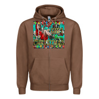 Chestnut Just A Girl Who Loves Christmas Zipper Hoodie - CowhideDigitalArt